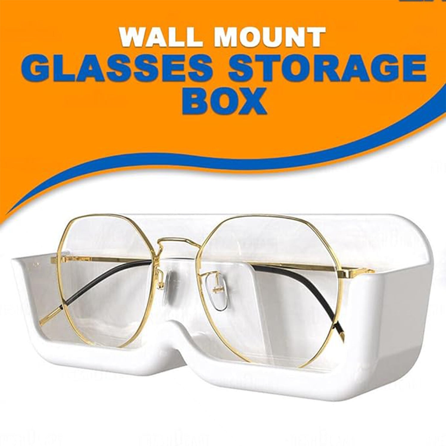 17823 Wall Mount Sunglass Organizer Simple Space Saving Glasses Storage Box Eyewear Stand Holder for Showcase Bedroom Apartment With 2 pc Double Sided Adhesive Sticker (2 Pcs Set) 17823 Wall Mount Sunglass Organizer Simple Space Saving Glasses Storage Box Eyewear Stand Holder for Showcase Bedroom Apartment With 2 pc Double Sided Adhesive Sticker (2 Pcs Set)